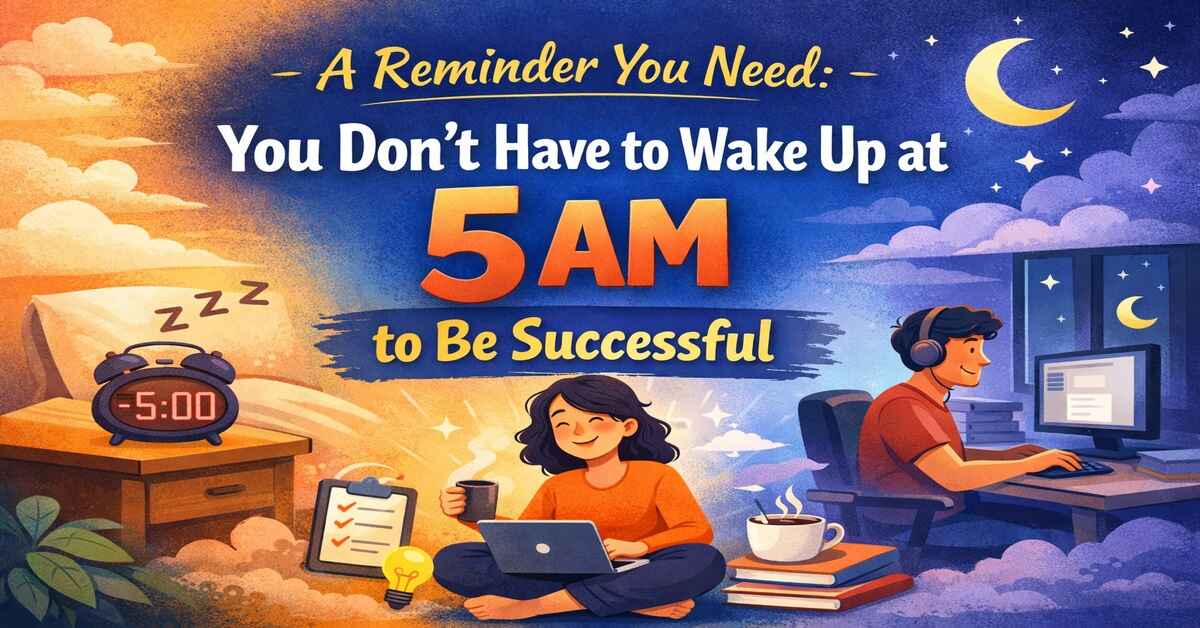 is waking up at 5am necessary