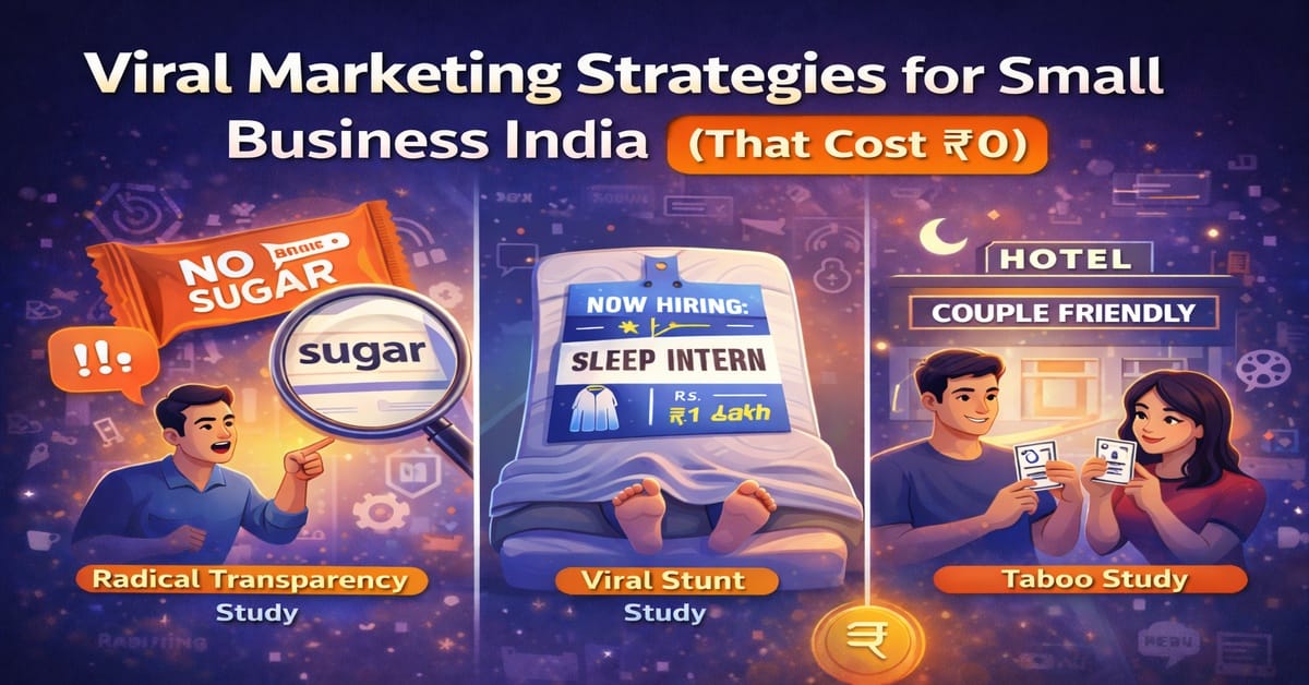 Zero Cost Marketing Strategies Case Studies India
